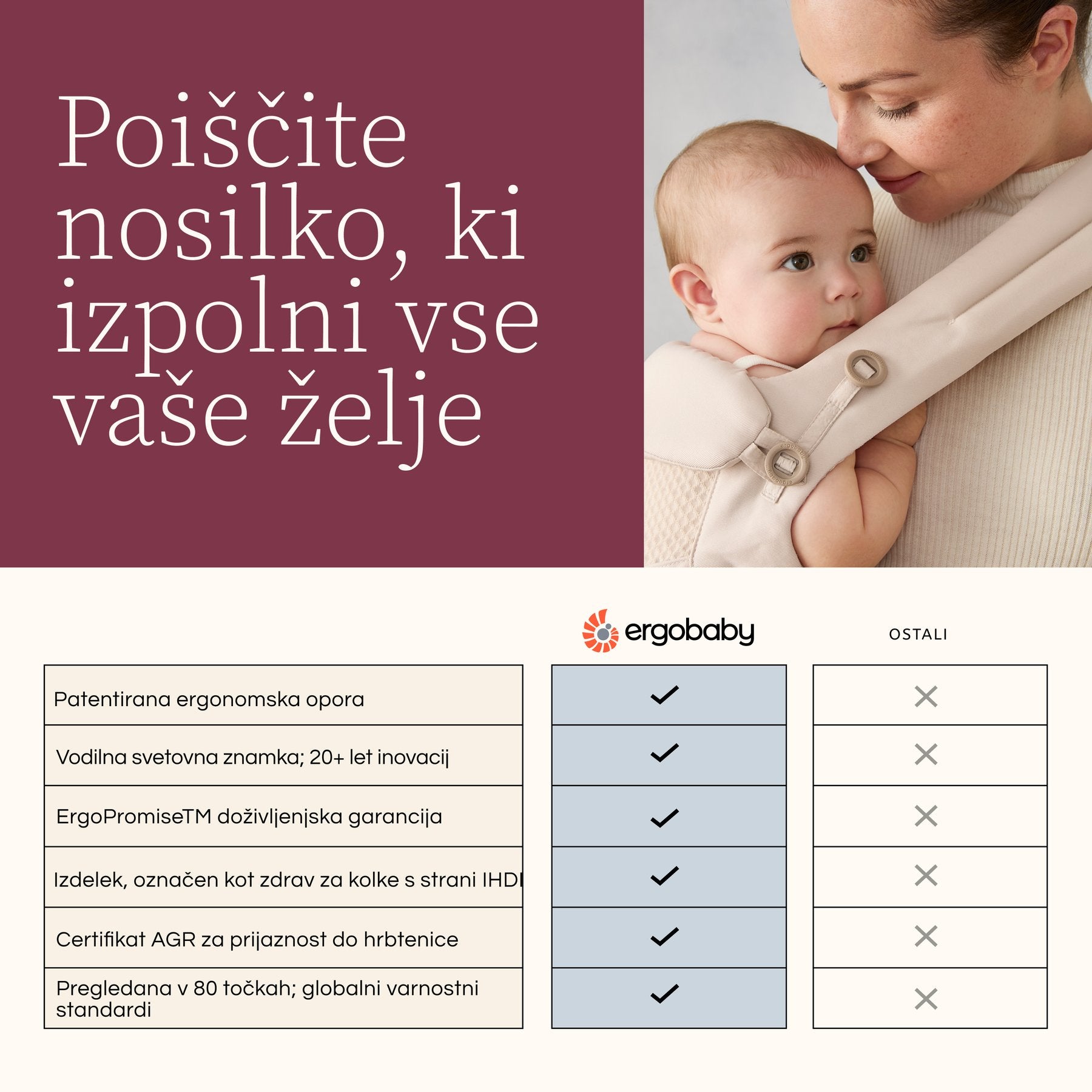Ergobaby® Nosiljka Aura Wrap Sustainable Knit Soft Black