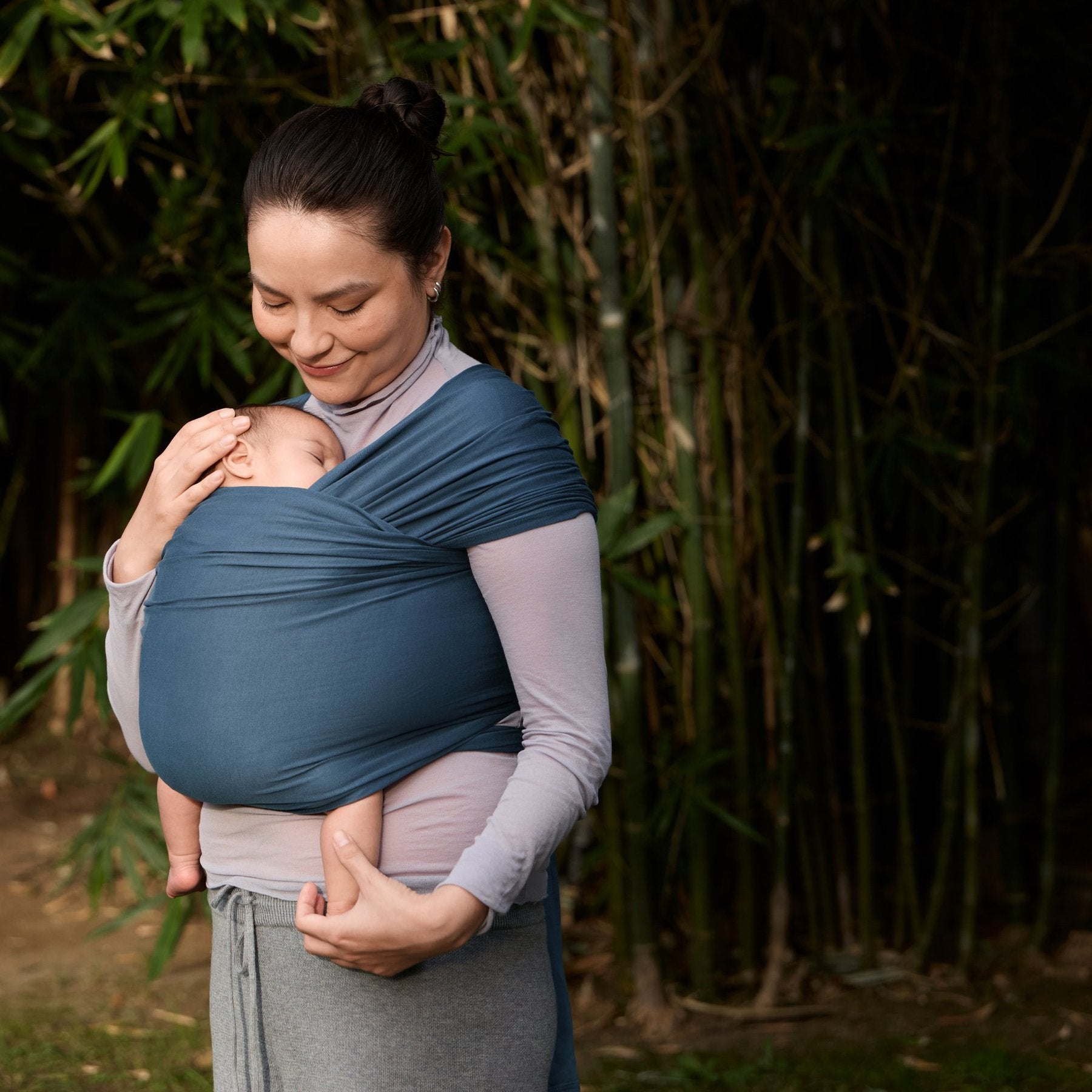 Ergobaby® Marsupio Aura Wrap Sustainable Knit Twilight Navy