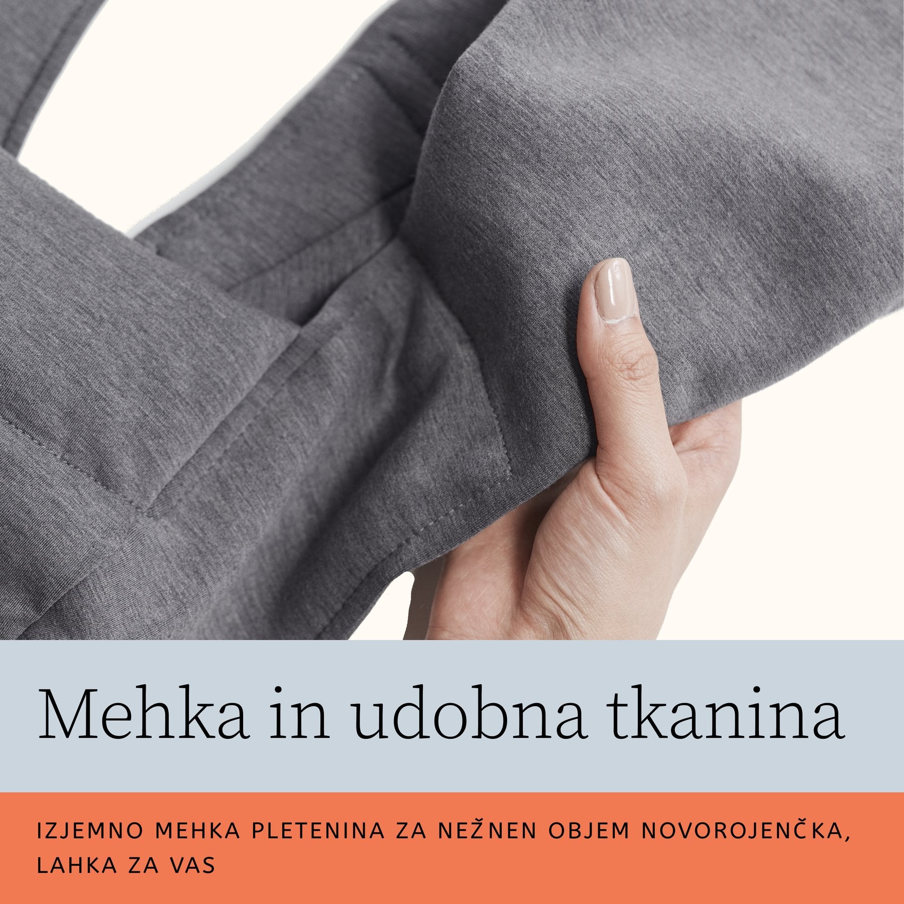 Ergobaby® Fascia Porta Bebè Embrace Heather Grey