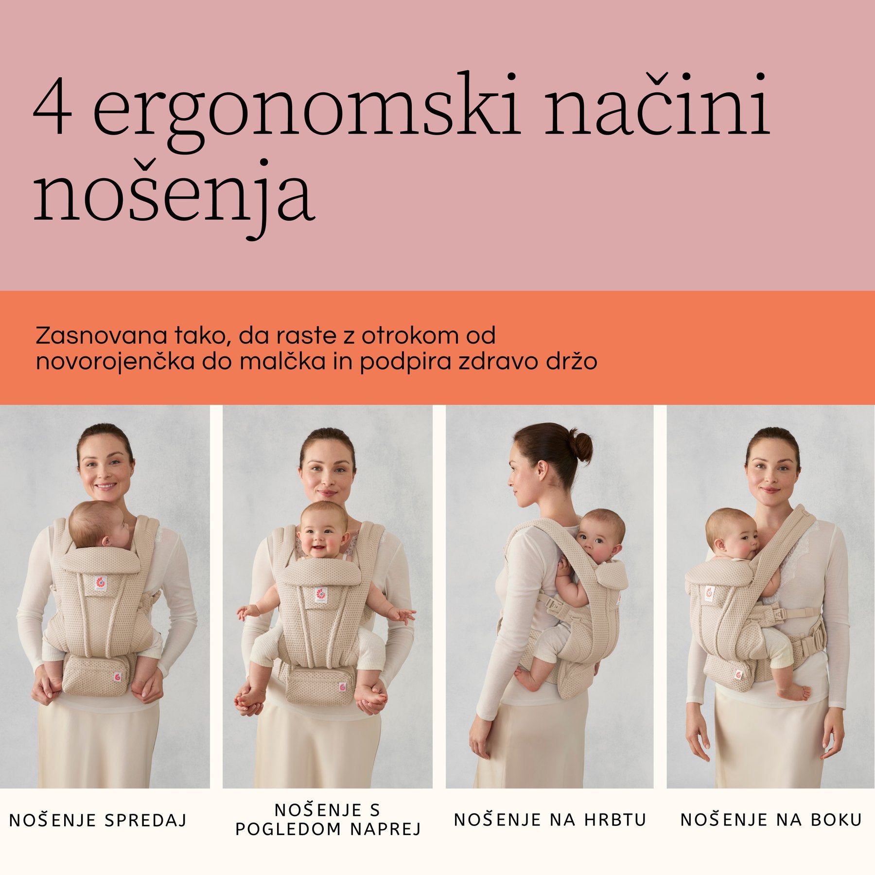 Ergobaby® Nosiljka Omni Deluxe Linen