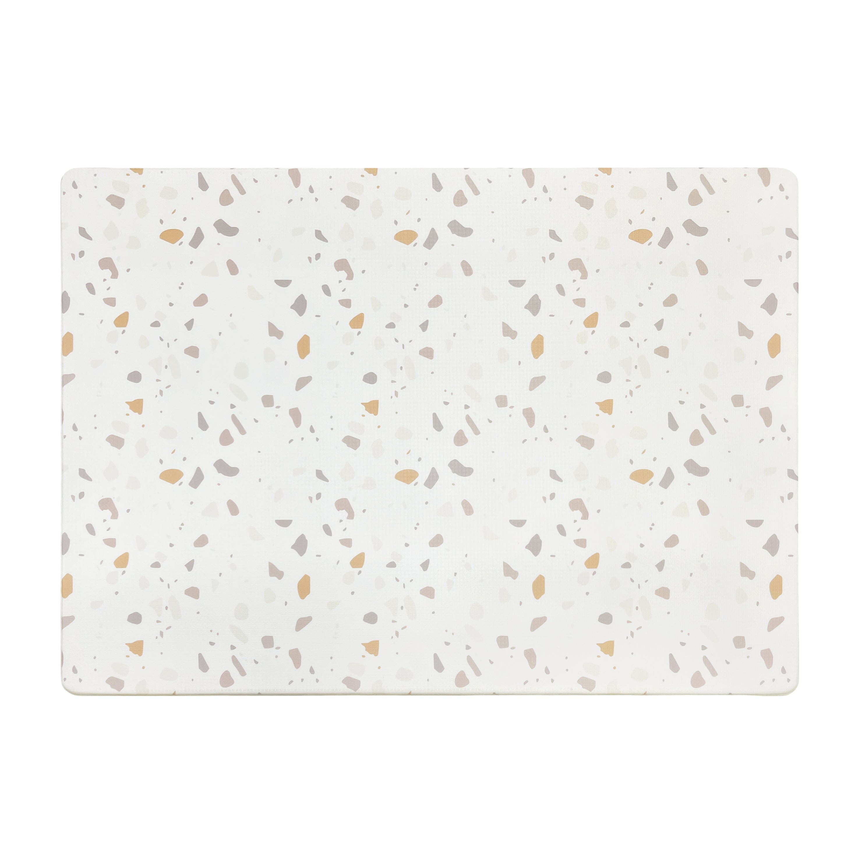 Evibell® Reversible Play Mat made of TPU Foam 140x200 Confetti/Terracotta