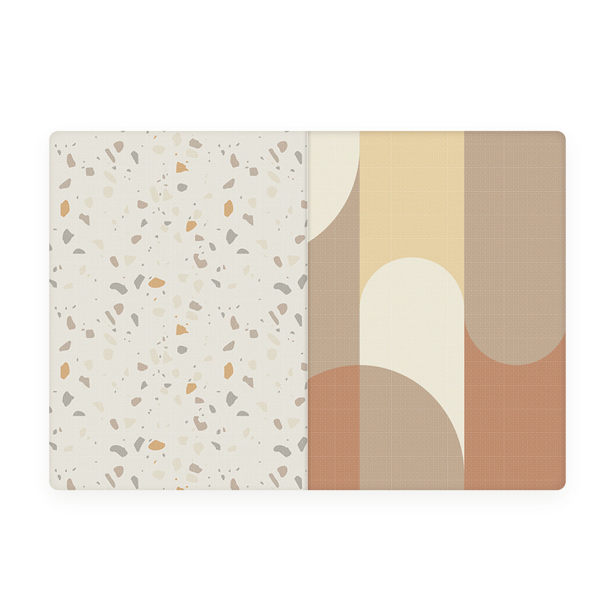 Evibell® Dvostrana podloga za igru od TPU pjene 140x200 Confetti/Terracotta – slika 5