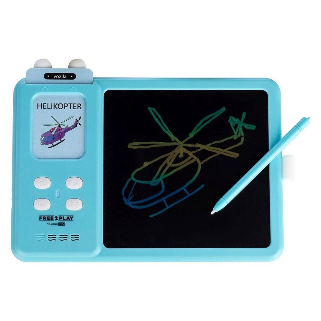 Free2Play® Interactive LCD Tablet with Cards 2 in 1 Blue – slika 5