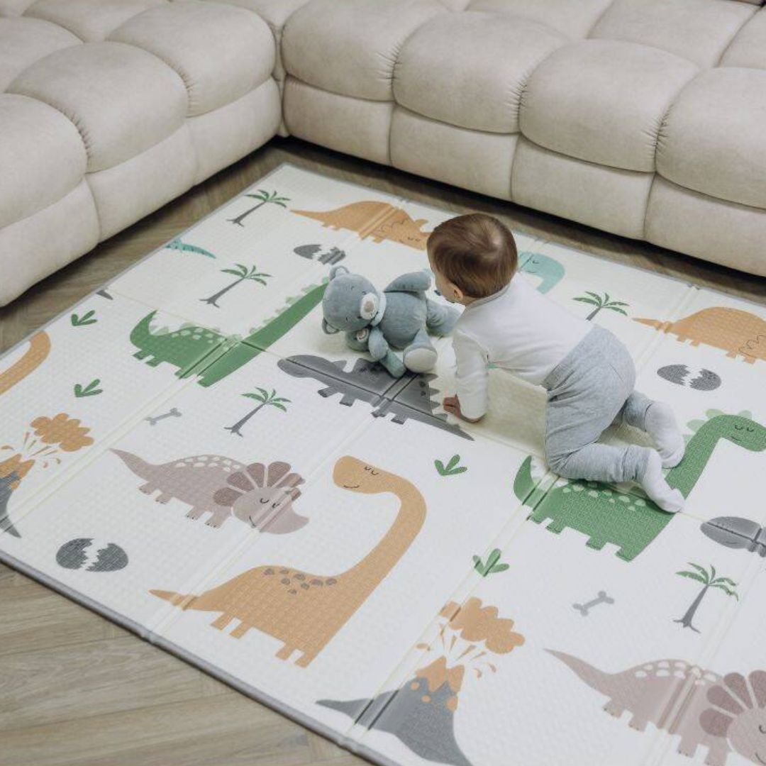 FreeON® Zložljiva igralna podloga 200x150 Dino Magic FreeON