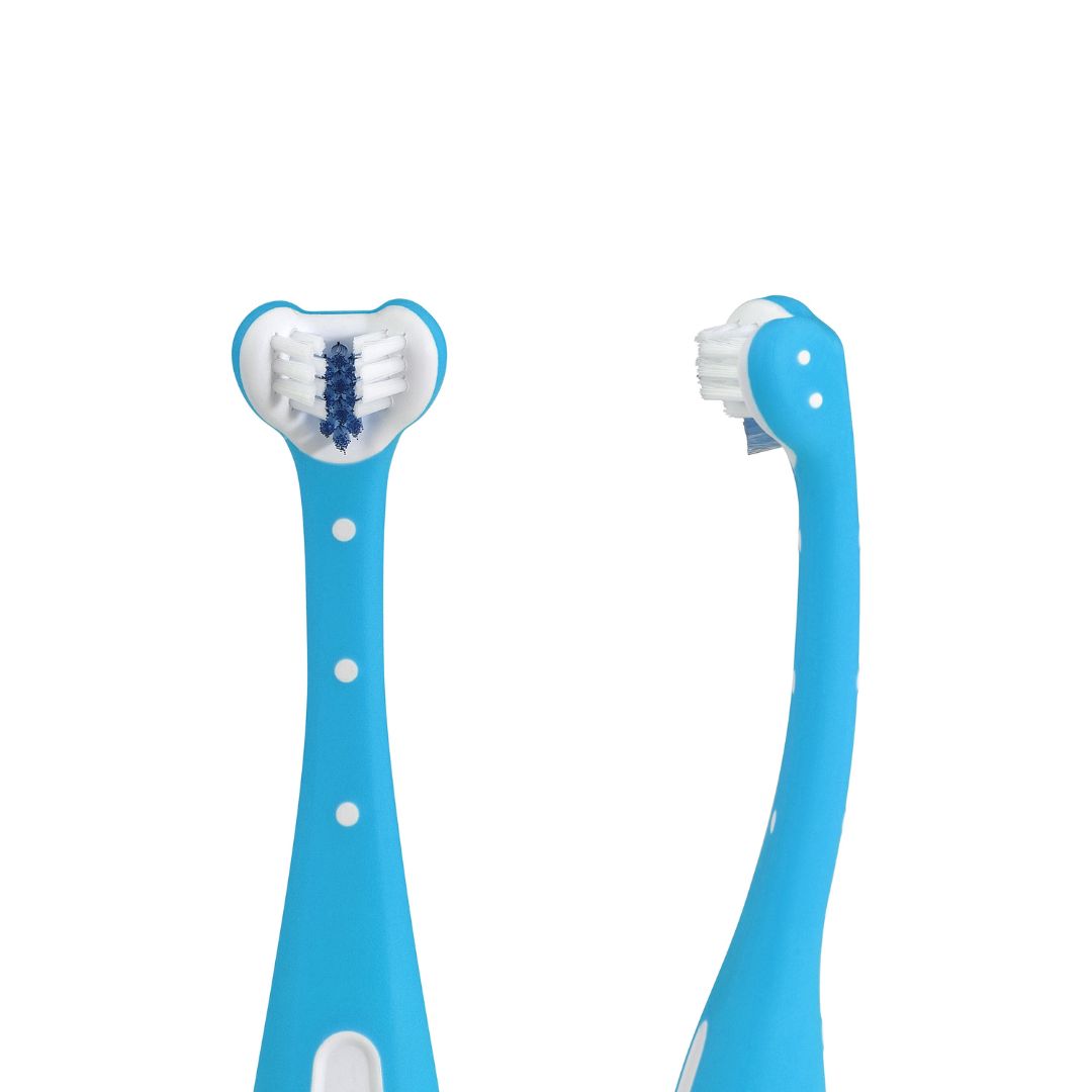 Fridababy® Trikotna otroška zobna ščetka - Blue