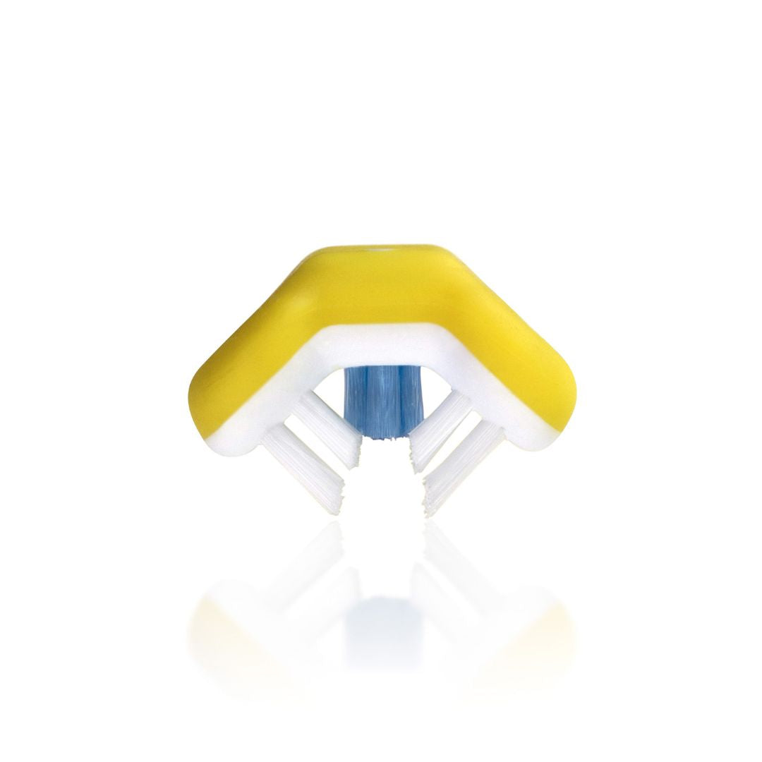 Fridababy® Trikotna otroška zobna ščetka - Yellow