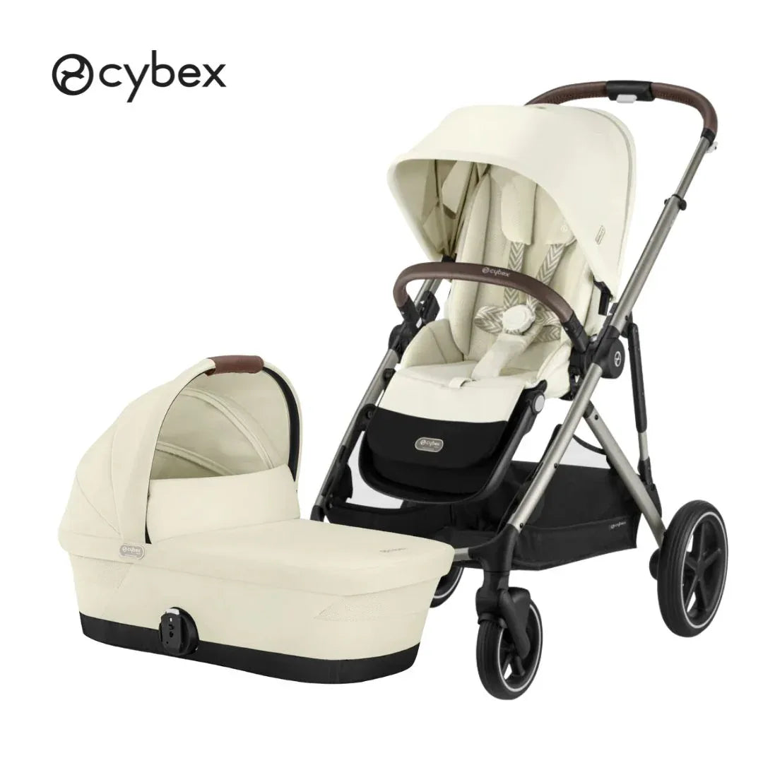 Cybex® Otroški voziček s košaro 2v1 Gazelle™ S Seashell Beige Cybex