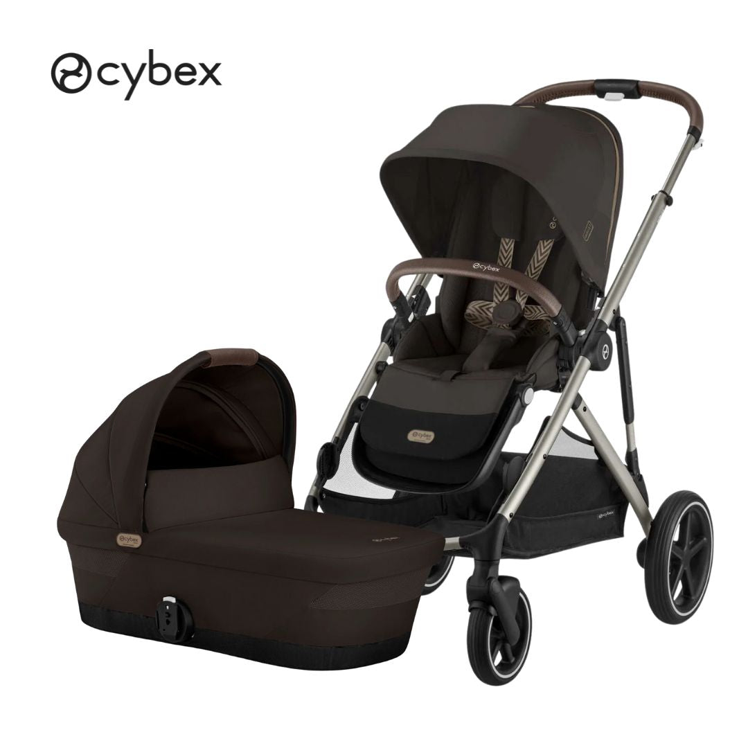 Cybex® Otroški voziček s košaro 2v1 Gazelle™ S Chocolate Brown Cybex