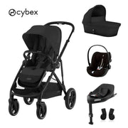 Cybex® Otroški voziček 4v1 Gazelle™ S + Avtosedež Cloud G + IsoFix baza G Moon Black Cybex