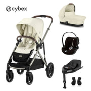 Cybex® Otroški voziček 4v1 Gazelle™ S + Avtosedež Cloud G + IsoFix baza G Seashell Beige Cybex
