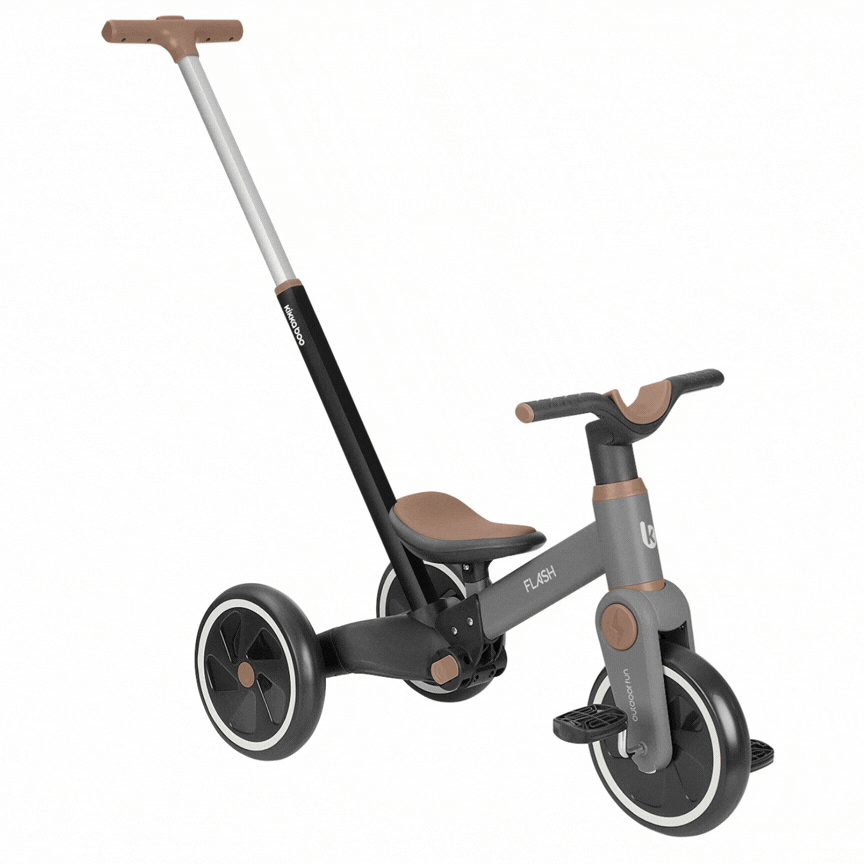 KikkaBoo® Otroški tricikel 5in1 Flash Grey KikkaBoo