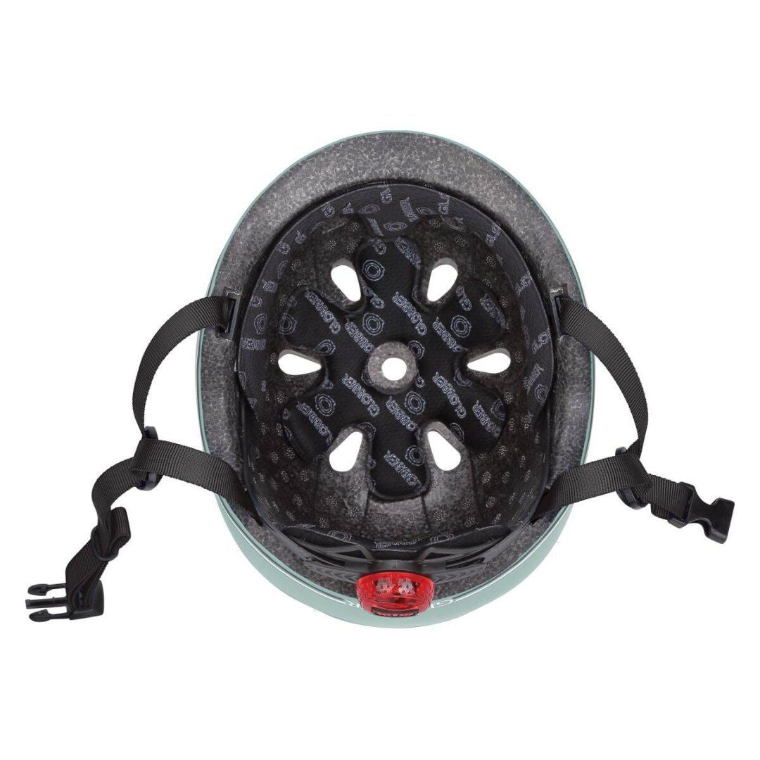 Globber® Otroška čelada z lučko XXS/XS ( 45-51cm ) Olive Green Globber