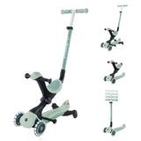Globber® Trottinette enfant pliable GO UP deluxe 360° avec roues lumineuses Pistacchio
