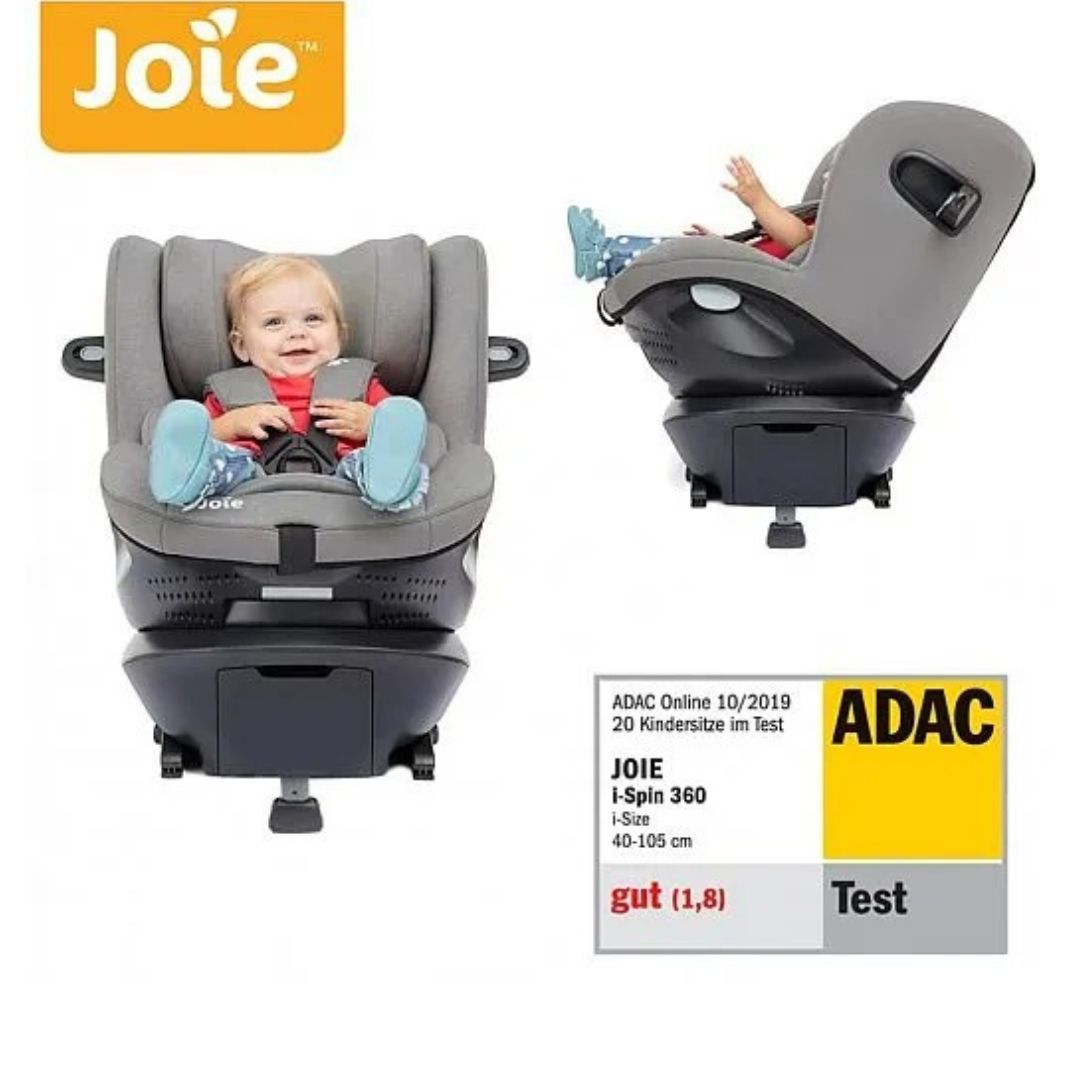 Joie® Otroški avtosedež i-Spin 360™ i-Size (40-105 cm) Grey Flannel Joie