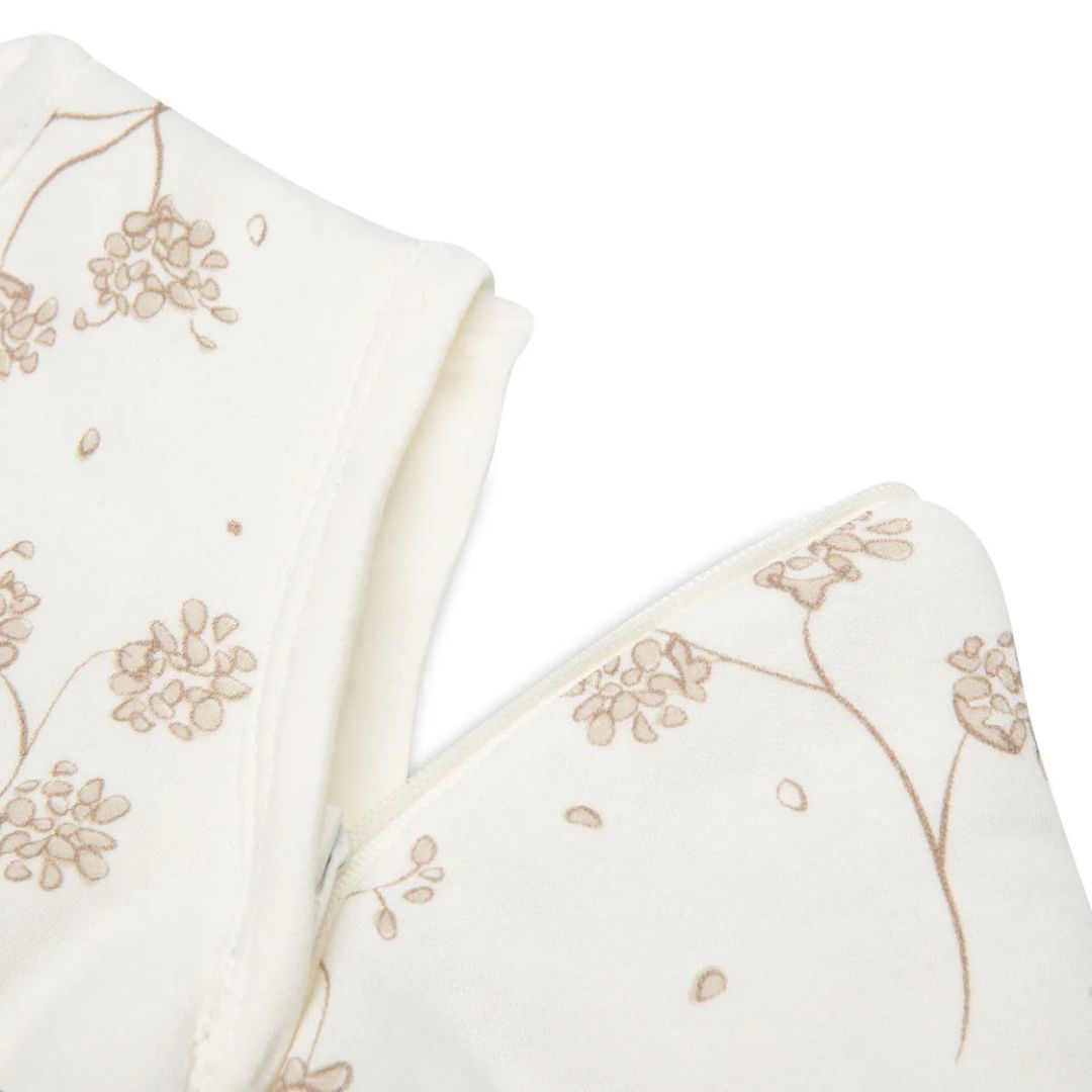 Jollein® Otroška spalna vreča s snemljivimi rokavi 60cm Leafy Dreams TOG 3.5 Jollein