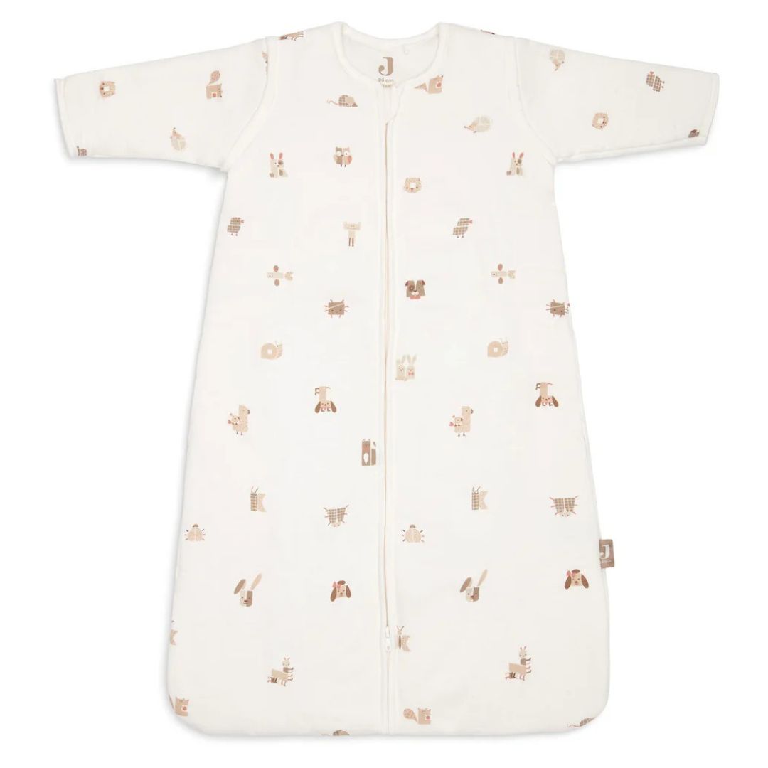 Jollein® Otroška spalna vreča s snemljivimi rokavi 90cm Animal Friends TOG 3.5 Jollein