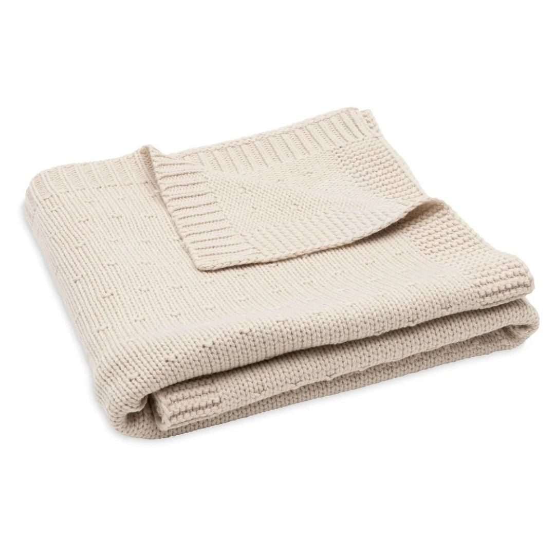 Jollein® Pamučna dekica Sprinkle Knit Sand 100x150