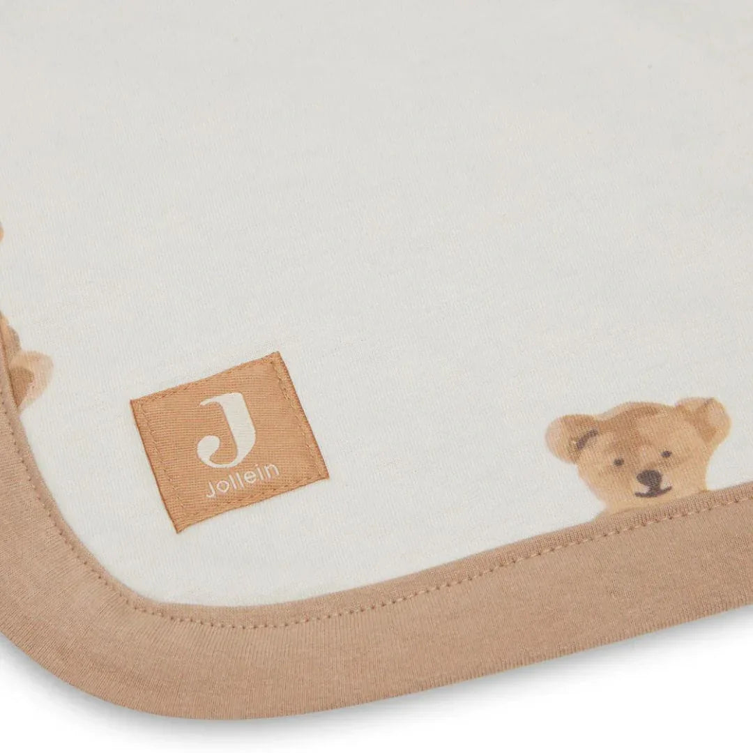 Jollein® Bombažna odejica Teddy Bear 75x100 Jollein