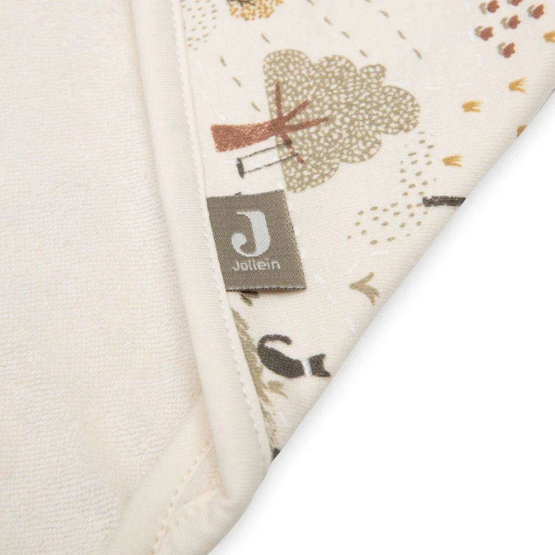 Jollein® Brisača s kapuco Tiny Park 75x75 Jollein