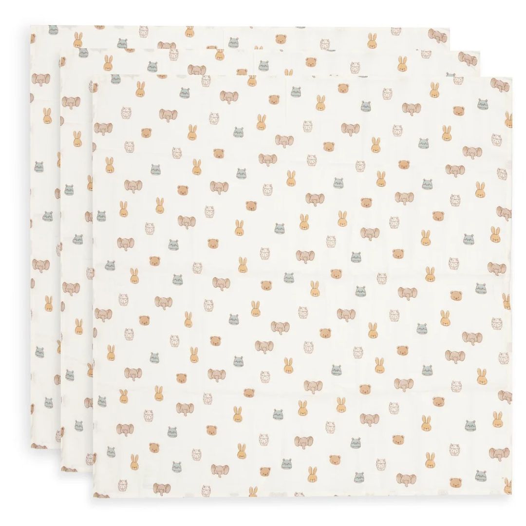 Jollein® Muslin pelena 70x70cm Jollies 3 kom