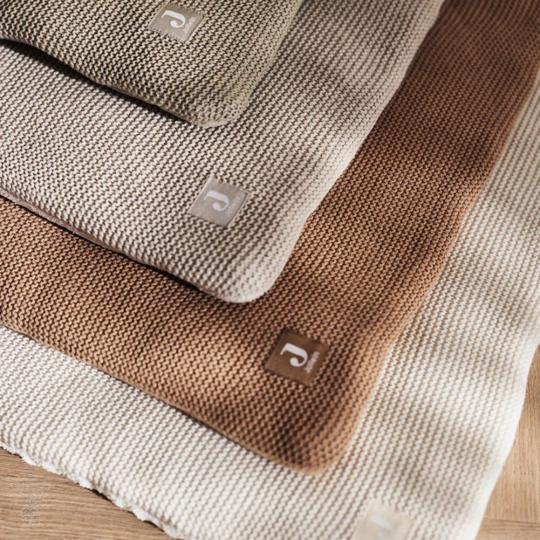 Jollein® Igralna podloga Basic Knit Nougat 100x80cm Jollein