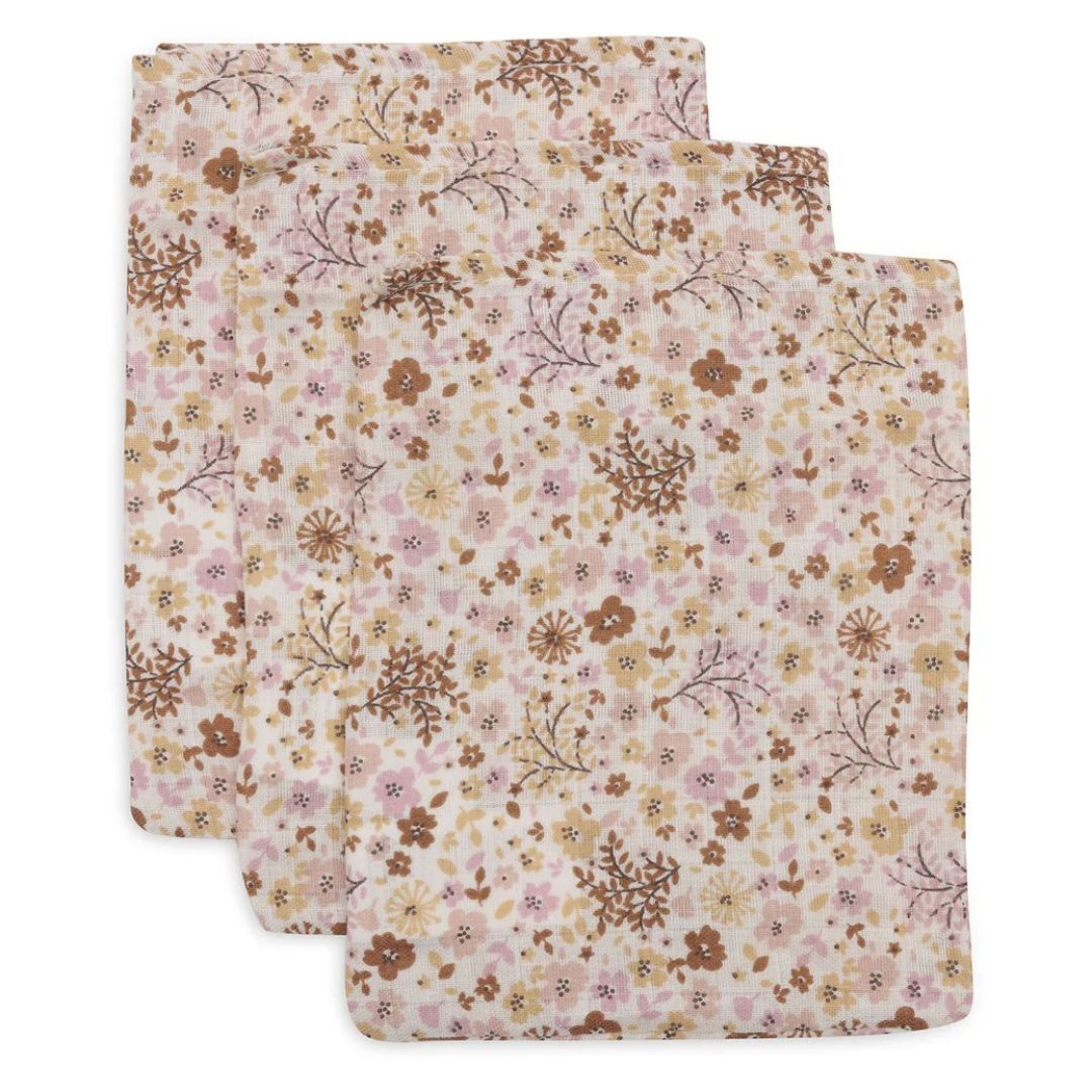 Jollein® Komplet 3 krpic za umivanje Flower Fairies 20x15 Jollein