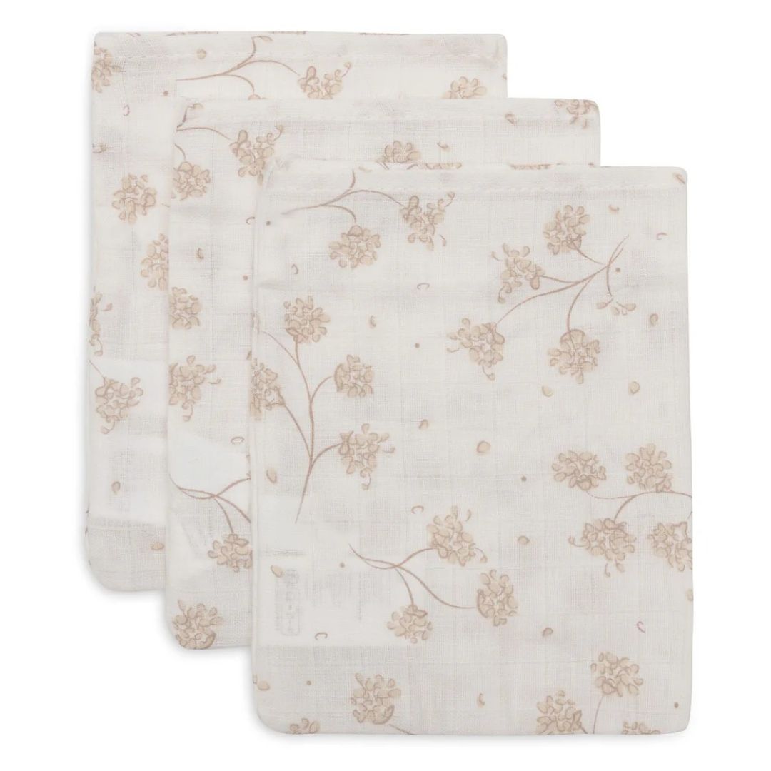 Jollein® Komplet 3 krpic za umivanje Leafy Dreams 20x15 Jollein