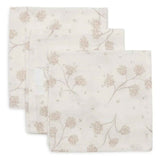 Jollein® Set 3 tetra pelene Leafy Dreams 31 × 31 cm