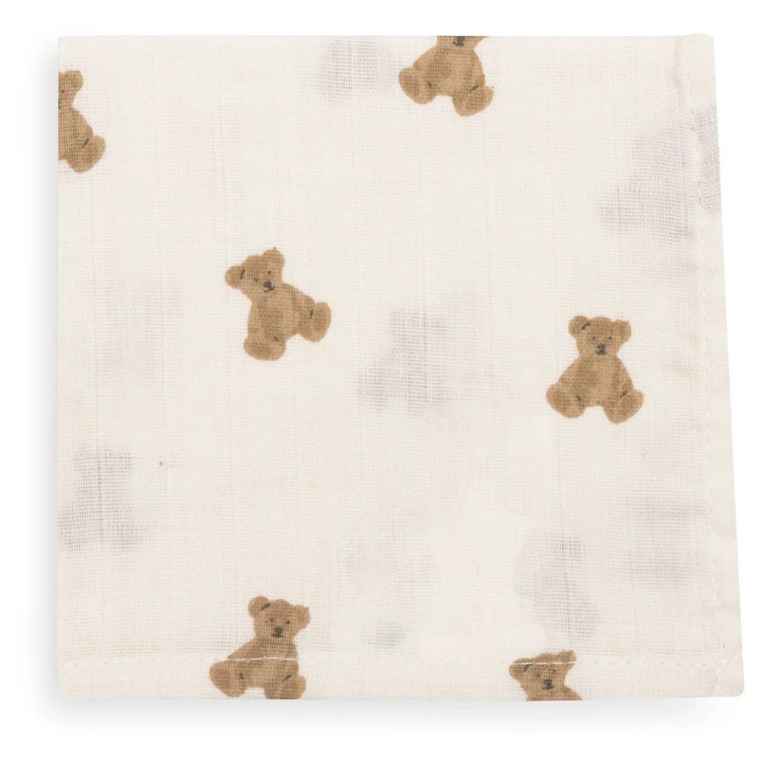 Jollein® Set od 3 tetra pelene Mini Teddy Bear 31x31