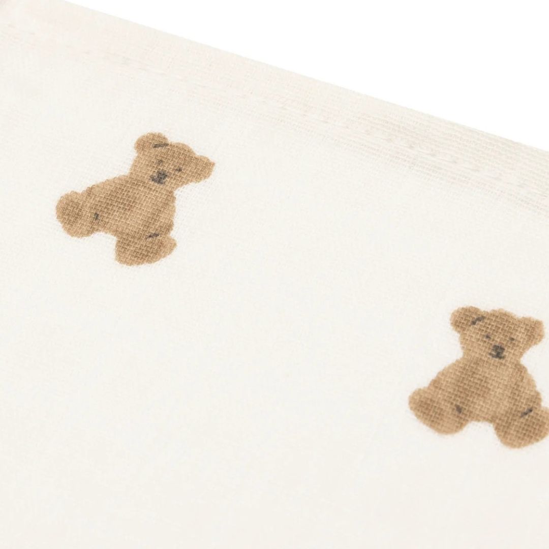 Jollein® Set od 3 tetra pelene Mini Teddy Bear 31x31