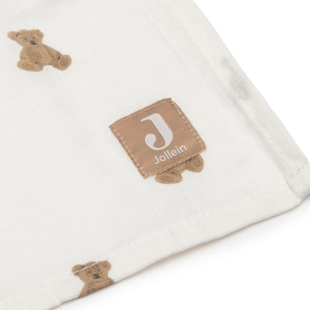 Jollein® Komplet od dvije tetra pelene Mini Teddy Bear 115x115