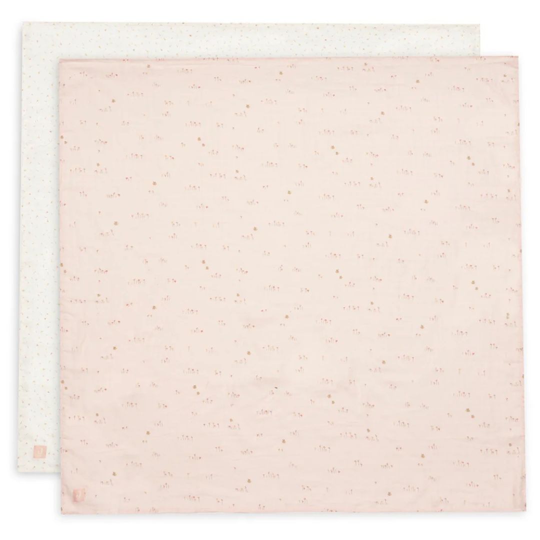 Jollein® Komplet dveh tetra pleničk Pretty Picnic 115x115cm Jollein
