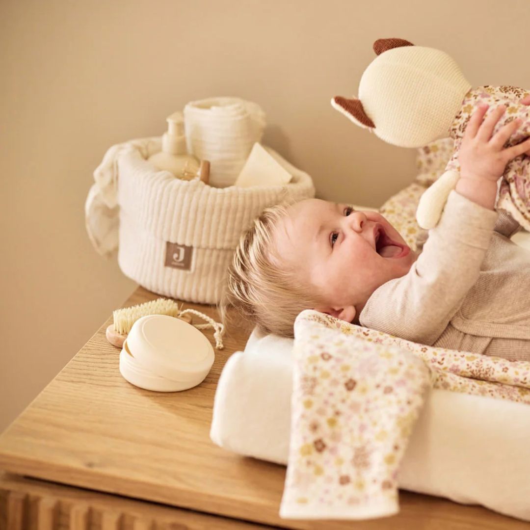 Jollein® Košarica za shranjevanje Cloudy Rib Oatmeal Jollein