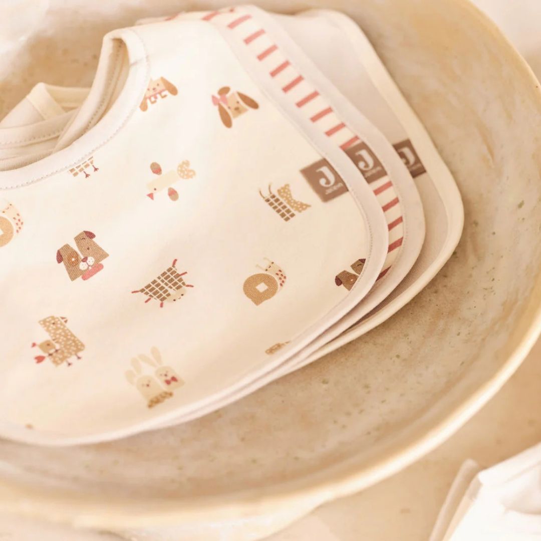 Jollein® Nepremočljivi slinček Animal Friends 5 kos Jollein