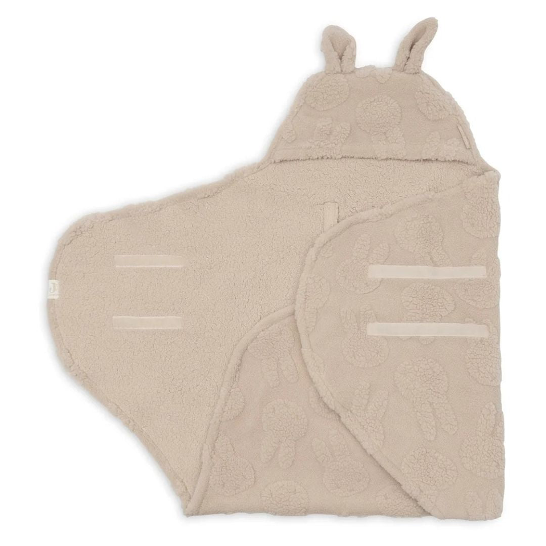 Jollein® Odeja za avtosedež Miffy Jacquard Teddy Sand 105x100
