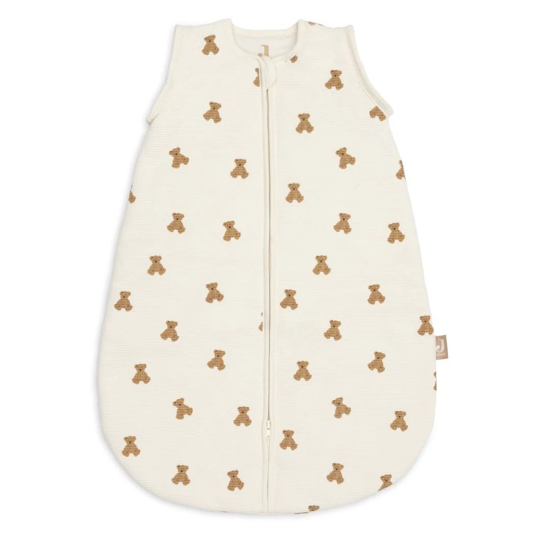 Jollein® Otroška spalna vreča s snemljivimi rokavi 60cm Mini Teddy Bear Little Waffle – slika 3