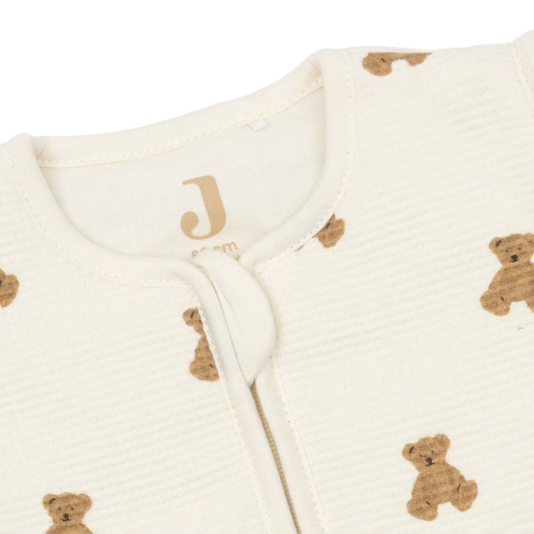 Jollein® Otroška spalna vreča s snemljivimi rokavi 60cm Mini Teddy Bear Little Waffle – slika 4