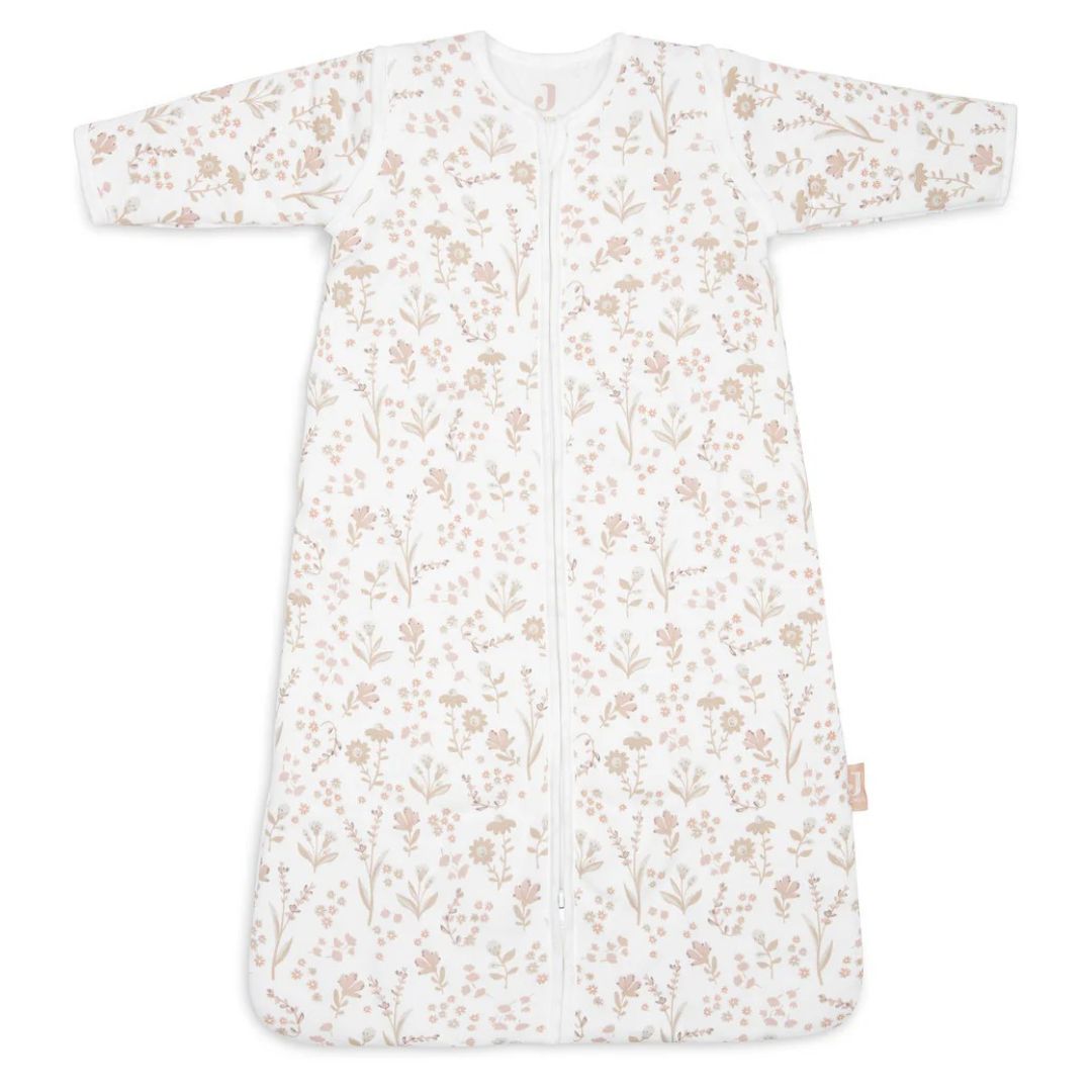 Jollein® Otroška spalna vreča s snemljivimi rokavi 90cm Bloomy TOG 3.5 Jollein