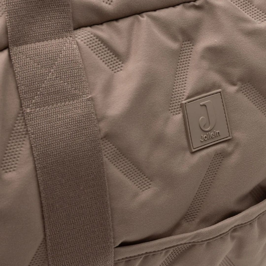 Jollein® Previjalna torba Embossed Milky Coffee Jollein