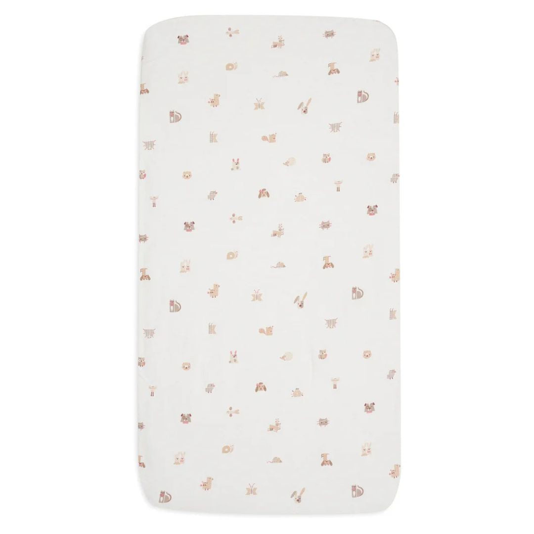 Jollein® Rjuha za posteljico 40/50x80/90 Animal Friends Jollein