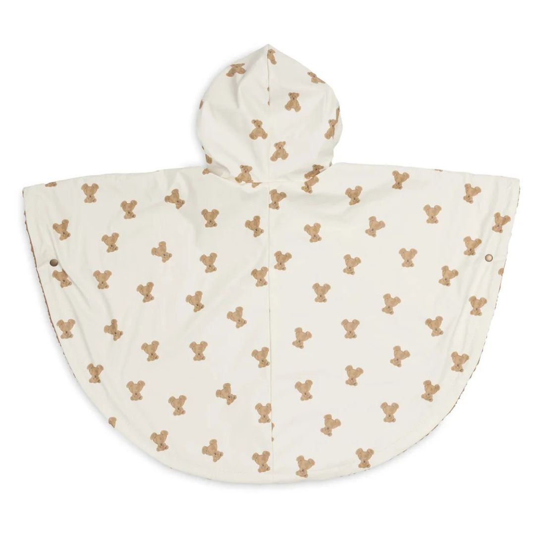 Jollein® Vodootporni pončo Mini Teddy Bear Teddy Fleece