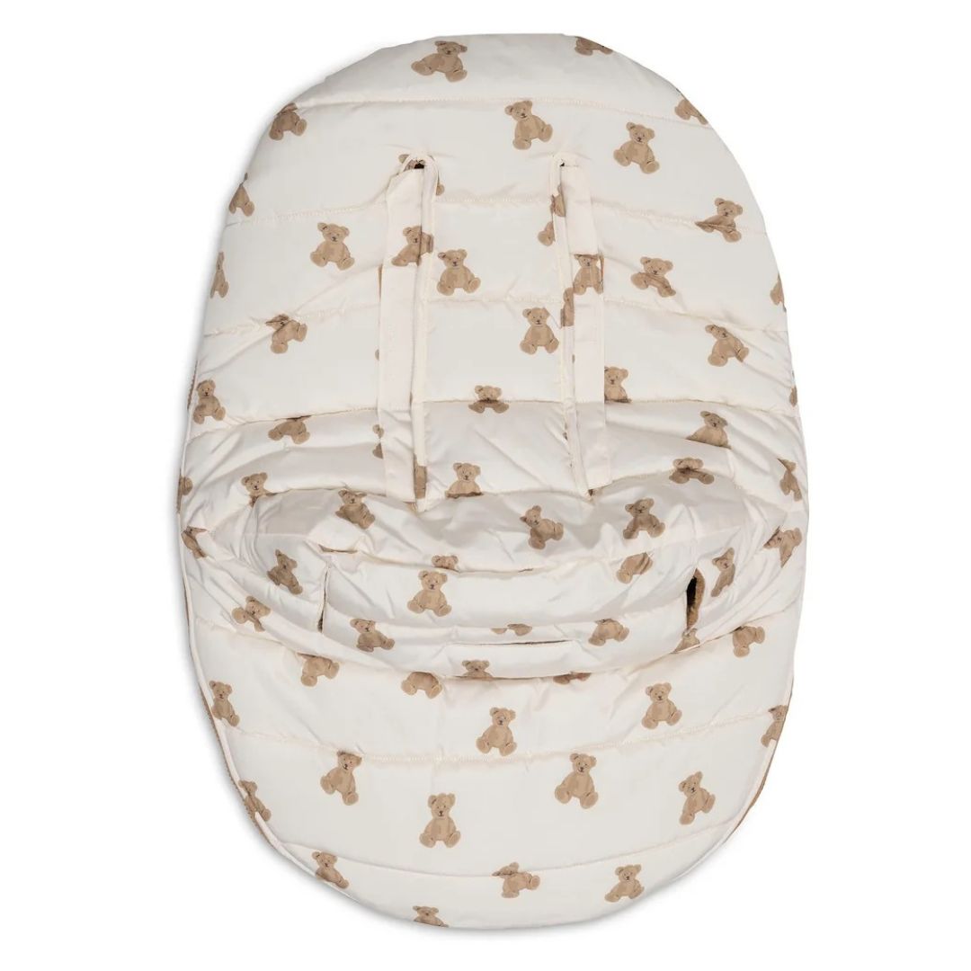 Jollein® Zimska vreča 0+ 3/5 točkovna Mini Teddy Bear Puffed – slika 3