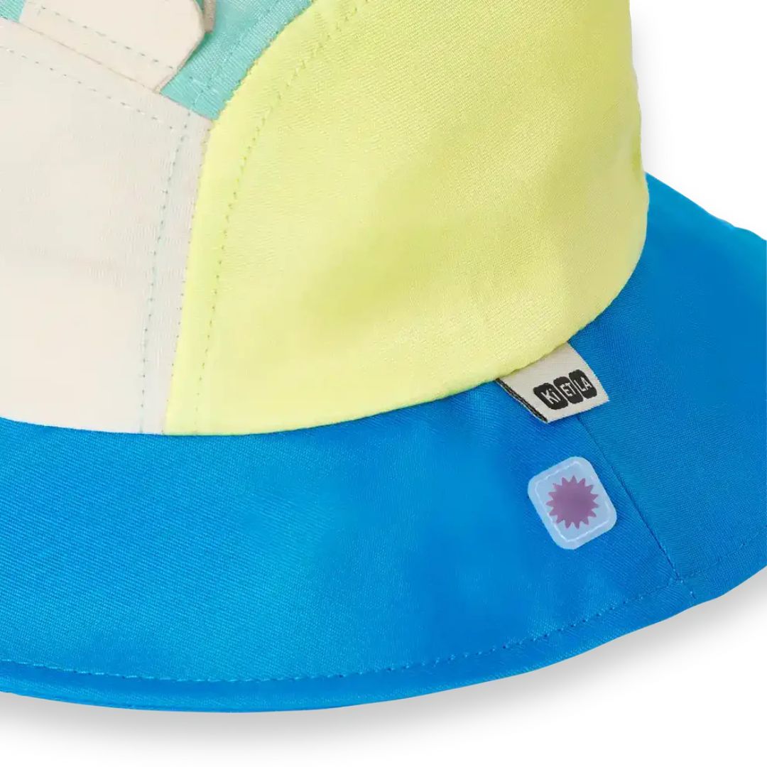 KiETLA® Klobuček Camper Hat Lion Vert Yellow Blue Ki ET LA