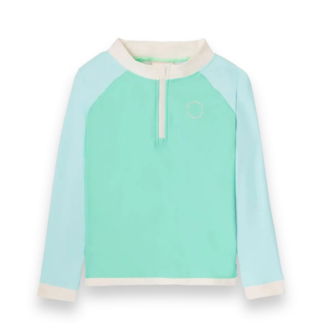 KiETLA® Otroška kopalna majica z dolgimi rokavi Green/Blue 10-12 L Ki ET LA