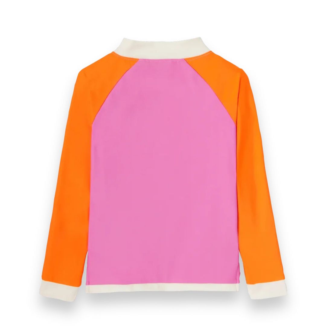 KiETLA® Otroška kopalna majica z dolgimi rokavi Pink/Red Ki ET LA