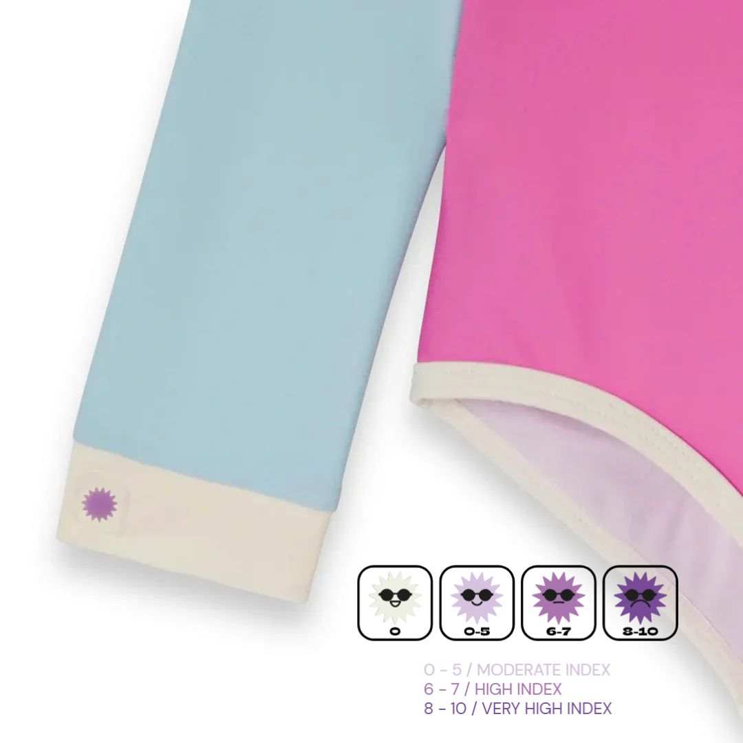 KiETLA® Otroške enodelne kopalke Pink/Blue Ki ET LA