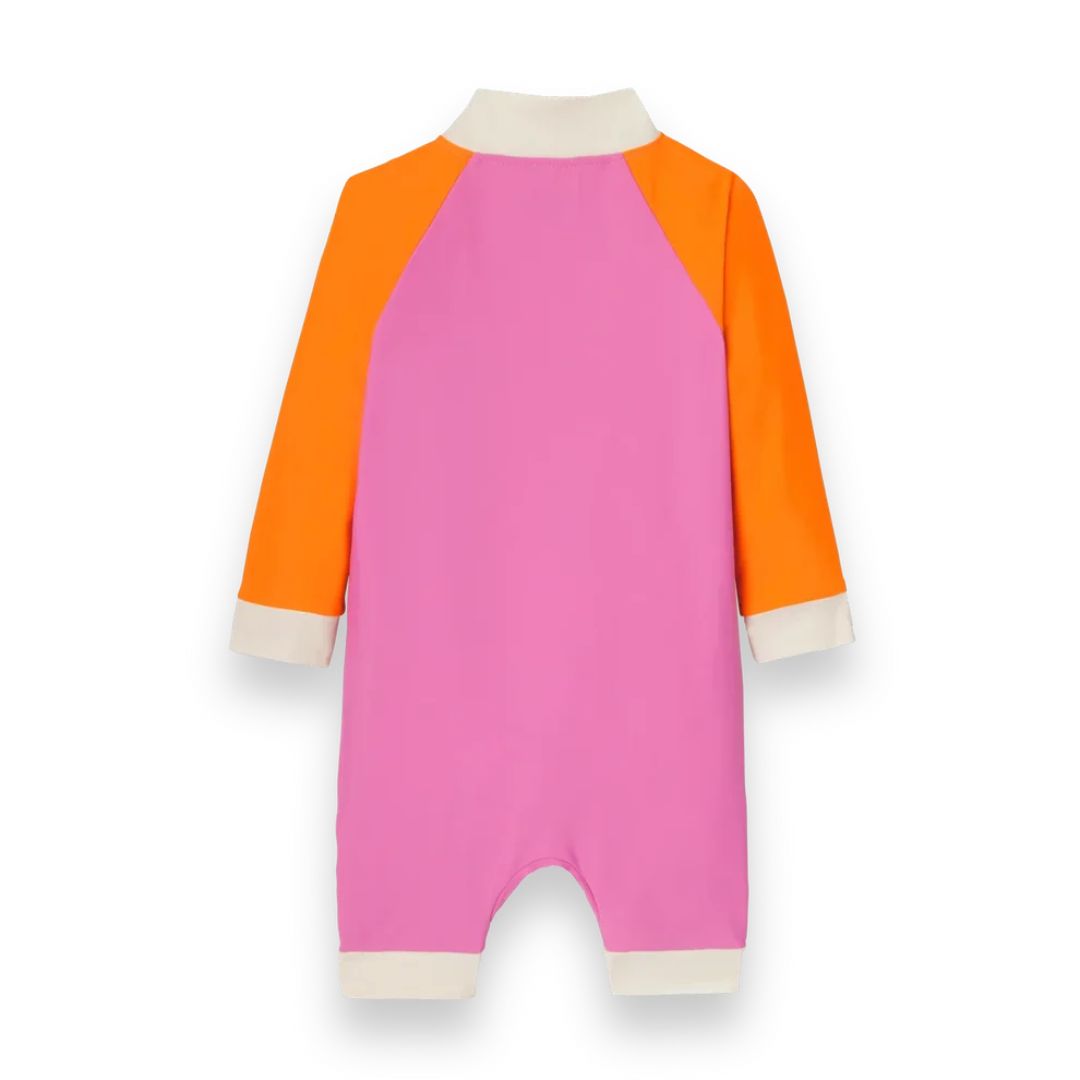 KiETLA® Otroške daljše enodelne kopalke Pink/Red Ki ET LA