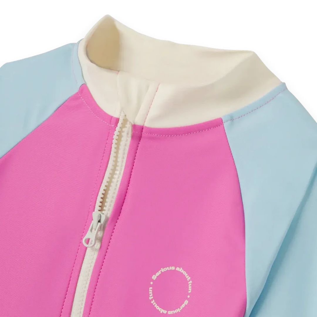 KiETLA® Otroške enodelne kopalke Pink/Blue Ki ET LA