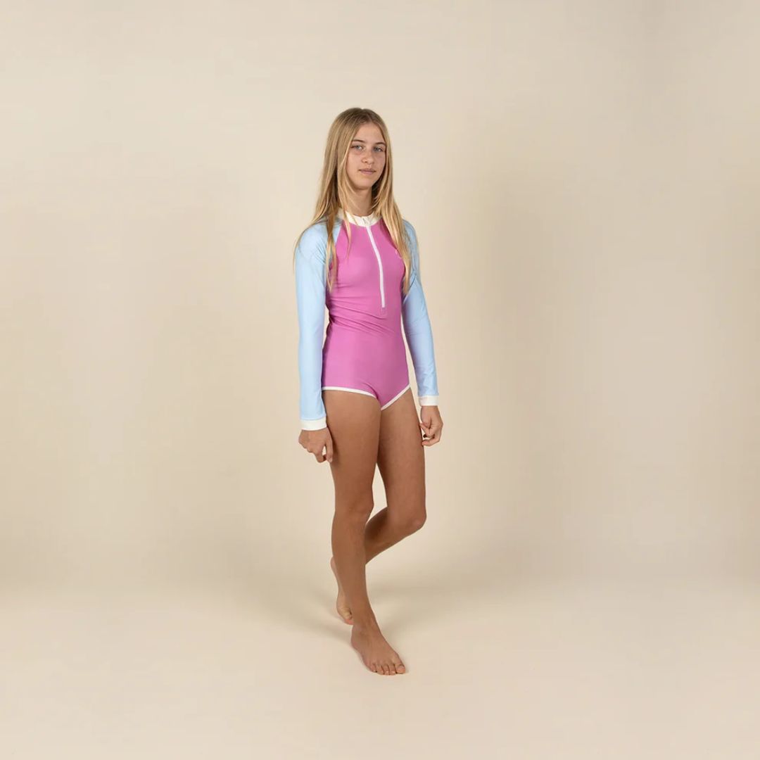 KiETLA® Otroške enodelne kopalke Pink/Blue Ki ET LA