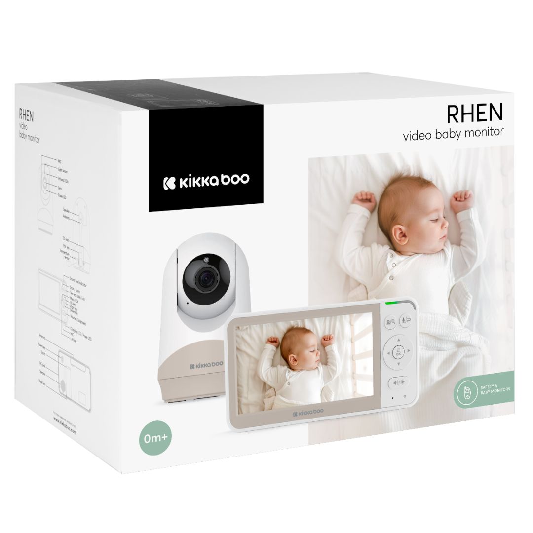 KikkaBoo® Babyphone électronique sans fil Rhen Beige